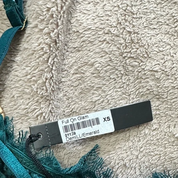 Gooseberry intimates full on glam bra and panty set lingerie emerald green - Picture 16 of 16